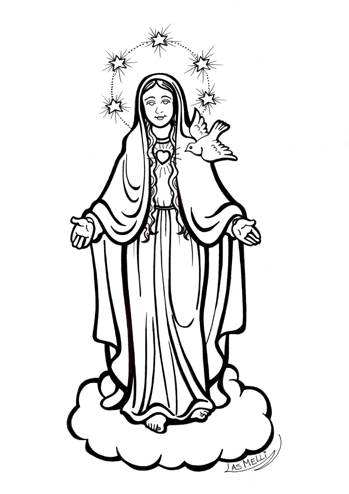 ® Colección de Gifs ® VIRGEN MARÍA Y EL ESPÍRITU SANTO PARA COLOREAR ® Colección de Gifs ® VIRGEN MARÍA Y EL ESPÍRITU SANTO PARA COLOREAR
