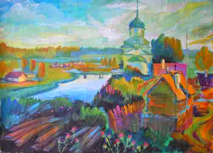 Наивный лубок. Елена Колосова Наивный лубок. Елена Колосова