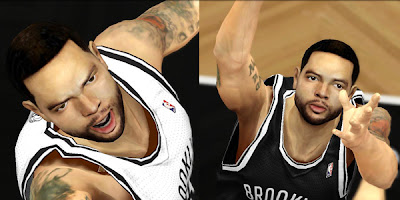 NBA 2K13 Deron Williams Cyber Face Mod