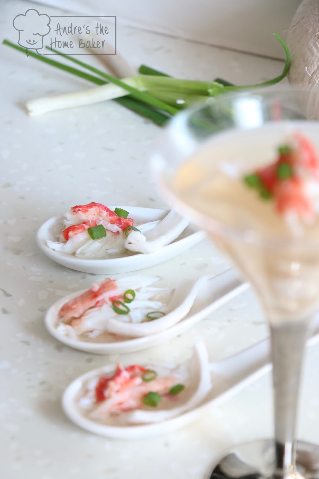 Andre's the Home Baker ♥ Crabmeat & Coconut Jelly Cocktail ♥