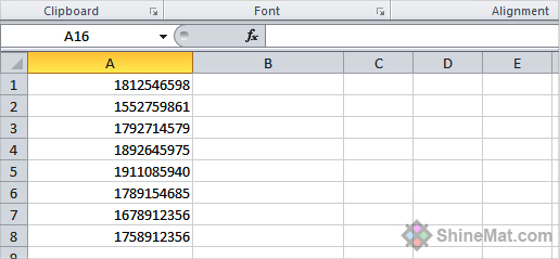 How to zero digit in front of a number in excel