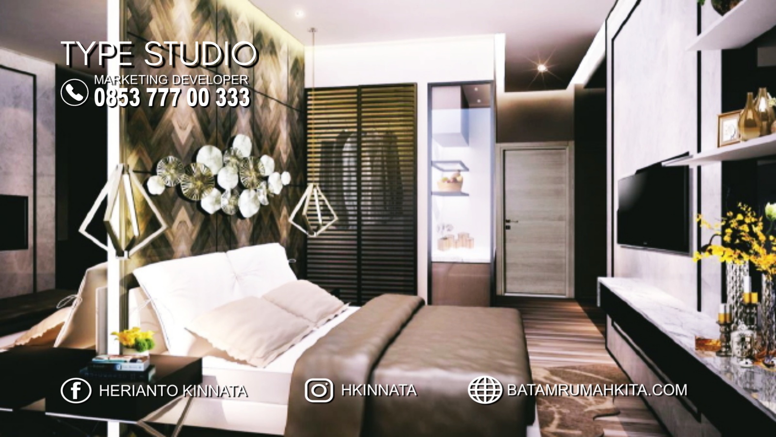 Type Studio Apartement Skypark Batam Center Batam
