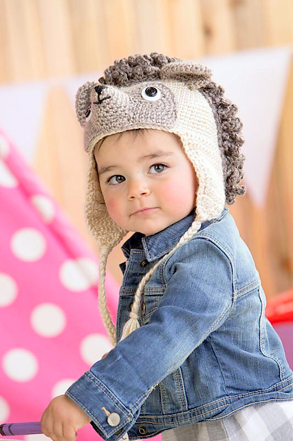 Baby hedgehog hat Crochet pattern