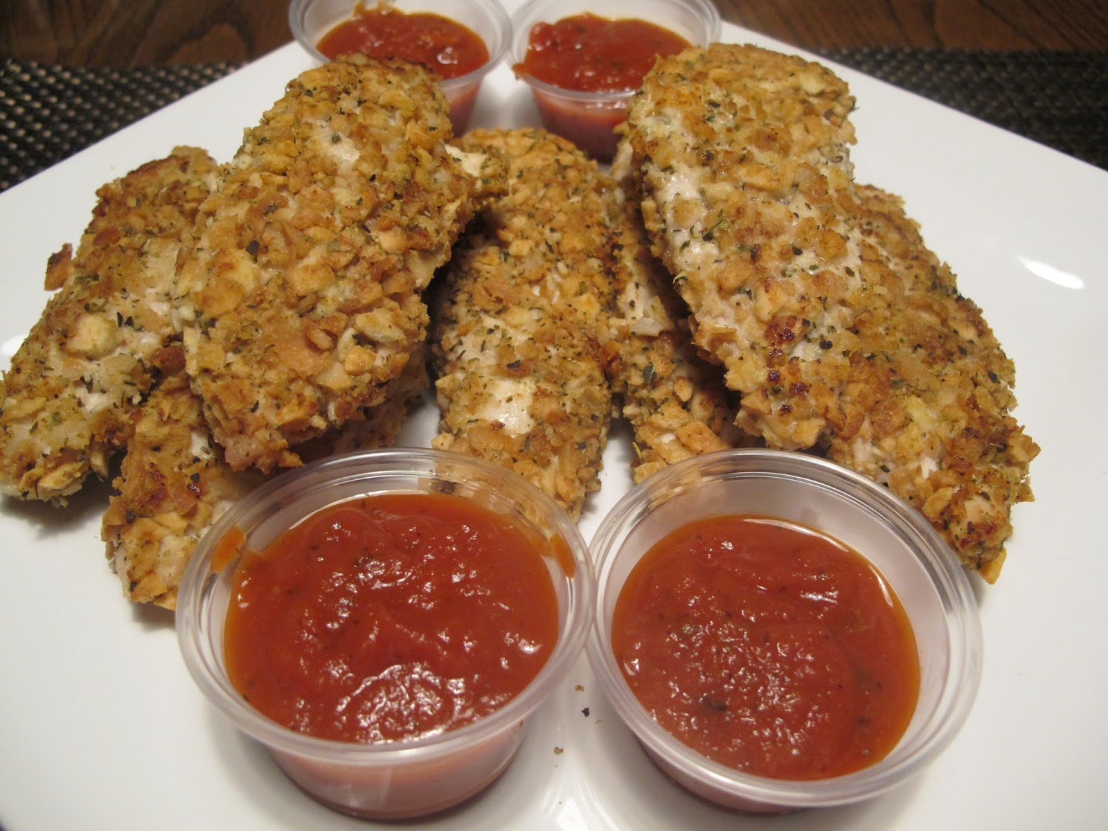 Freakin' Flabuless Chicken Tenders with Pita Chip Coating for 2 Weight