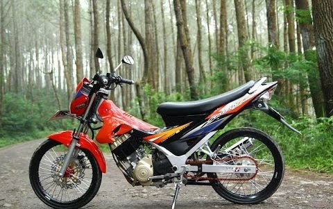 Suzuki satria FU terbaru 2018 Modifikasi satria FU airbush
