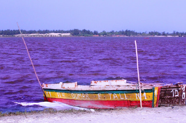 Visitar o LAGO ROSA no deserto do Senegal e ver os pescadores tradicionais | Senegal