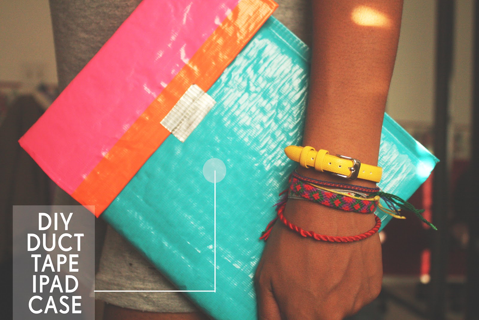 I LIKE FALL DIY BLOG DIY FUN // THE EASYPEASY DUCT TAPE IPAD CASE