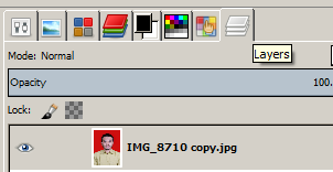 Bagian Layer Pada GIMP Bagian Layer Pada GIMP