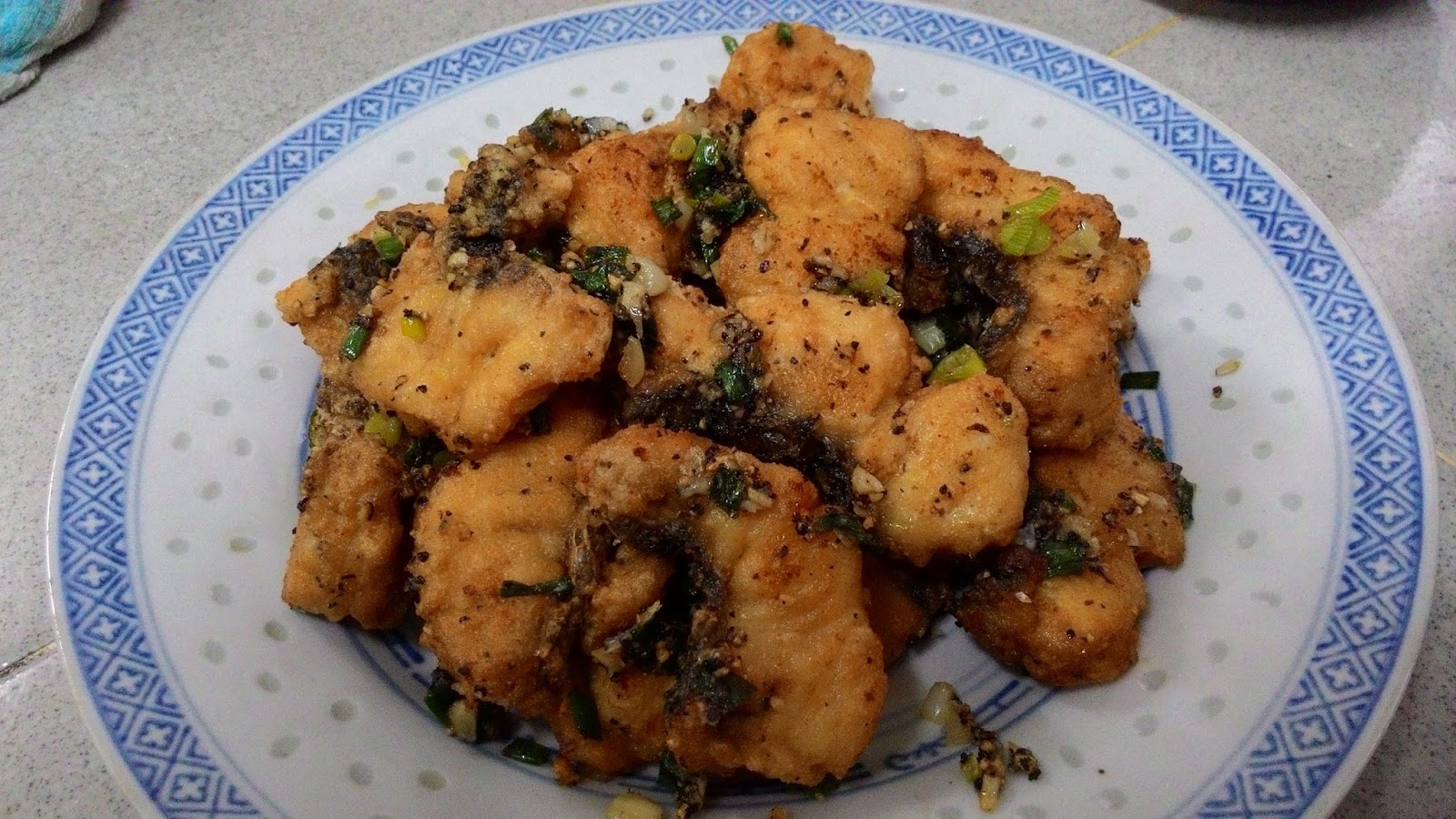 My Cooking Recipe 盐椒鱼片Salted Pepper Fish Fillet