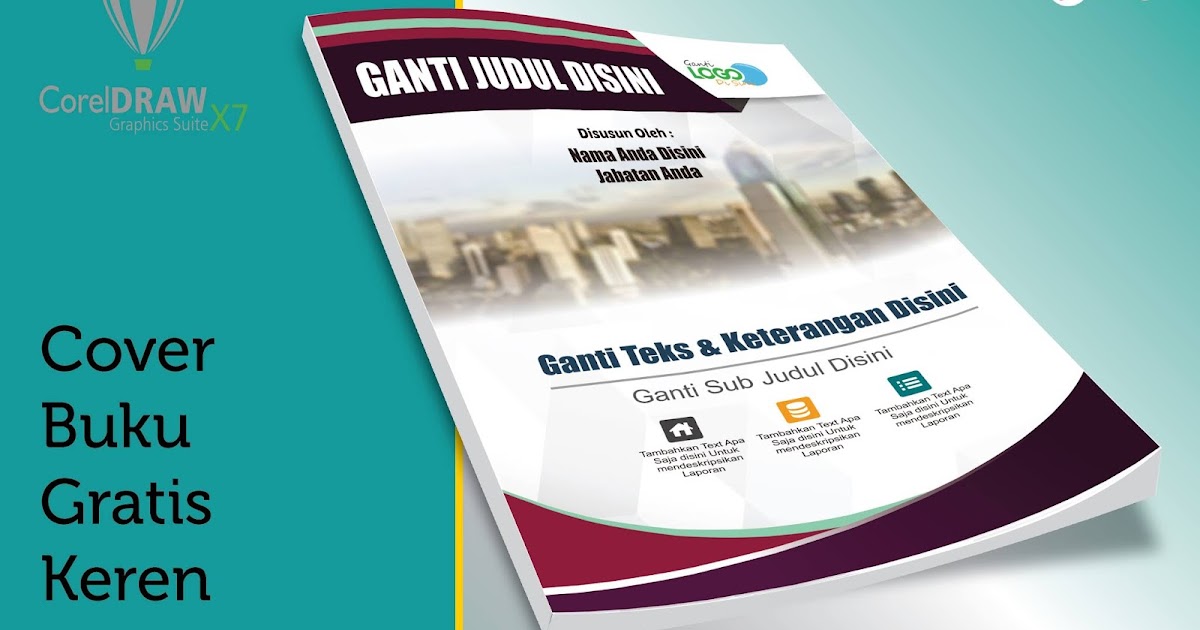 Download Desain Cover Buku Gratis Corel Draw Keren Imago