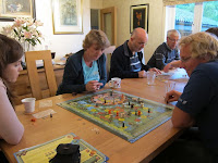 Some of the evening's players