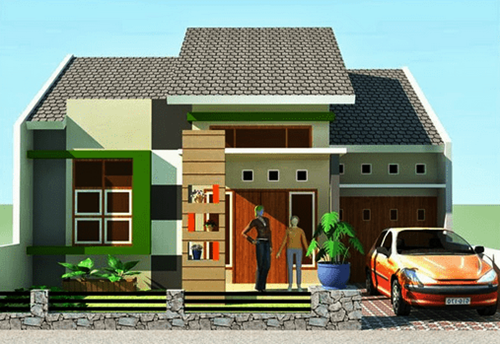 gambar rumah minimalis sederhana 1 lantai model 32