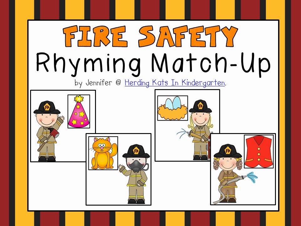 Herding Kats in Kindergarten Fire Safety Freebies!