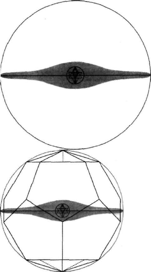 dodecaedru cu icosaedru merkaba activata