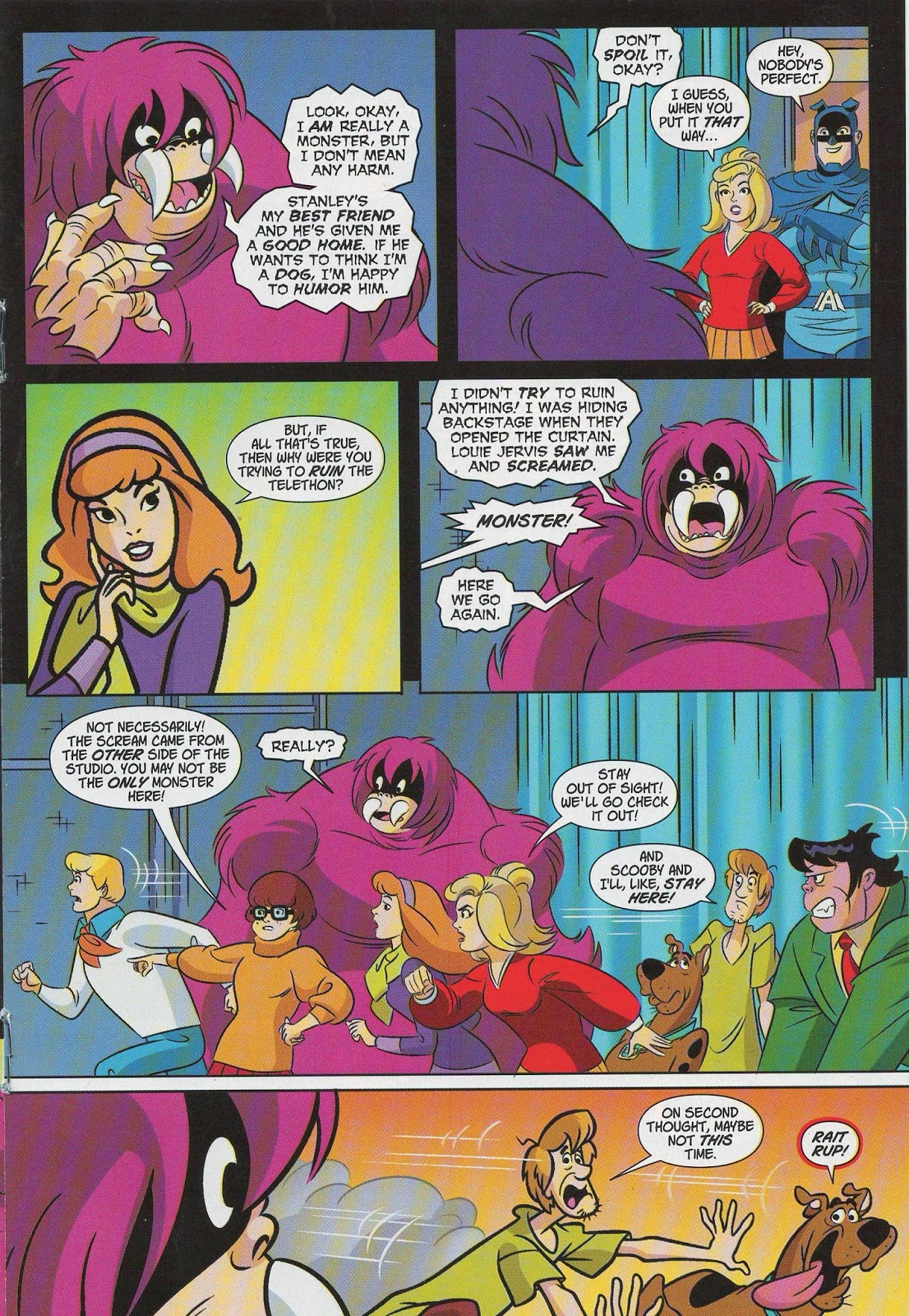 Is It Just Me Or Does That Third Panel Of Daphne With Its Thick Outline And Green Background Coloring Inconsistent The Rest Page All
