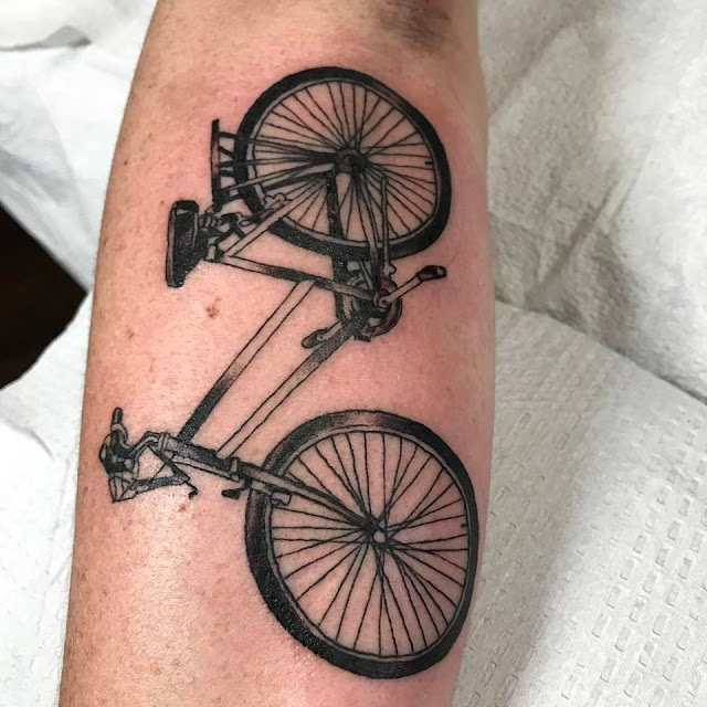 Tatuagem de bicicleta Tatuagem de bicicleta