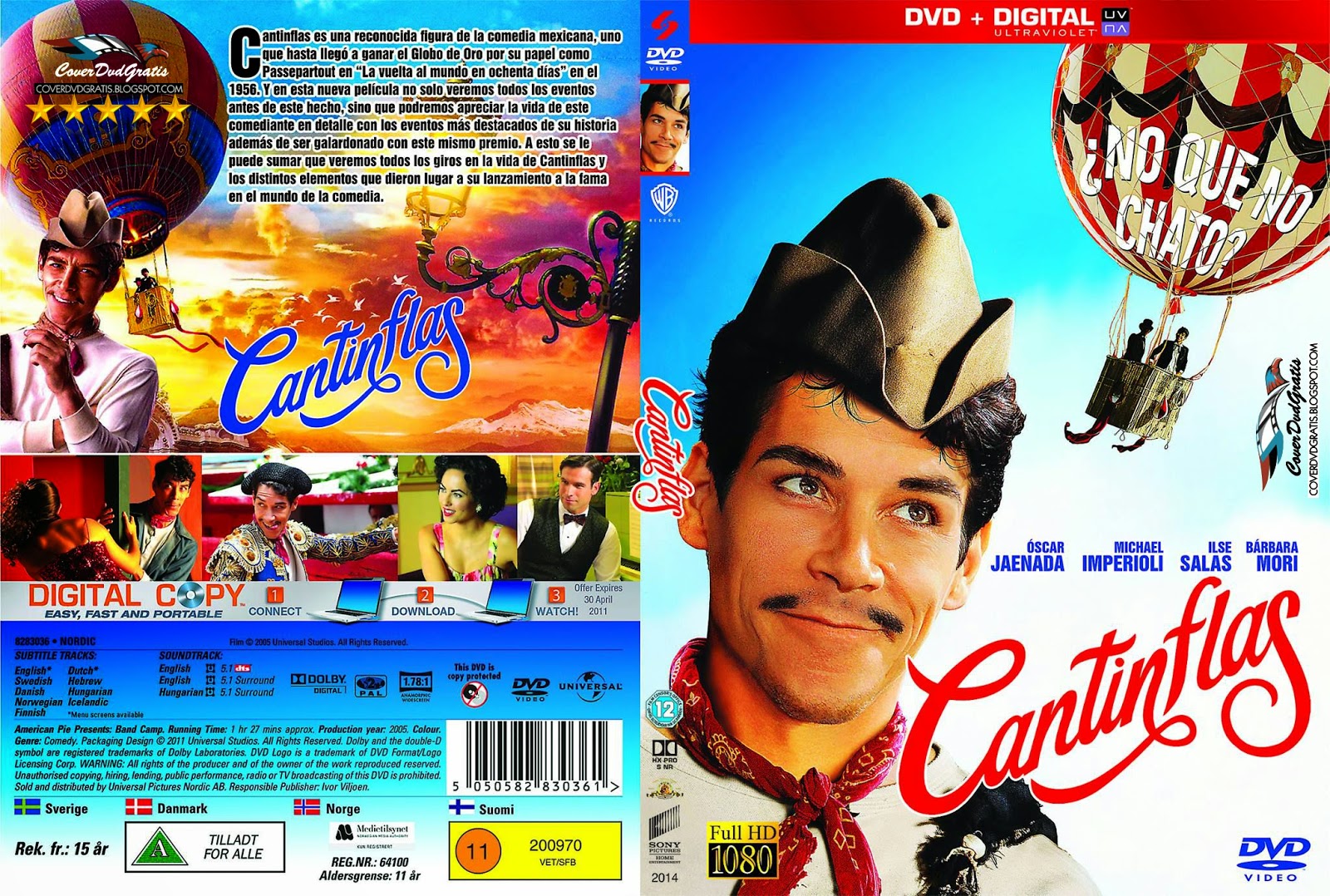 Cantinflas 2014 DVD COVER - CoverDvdGratis