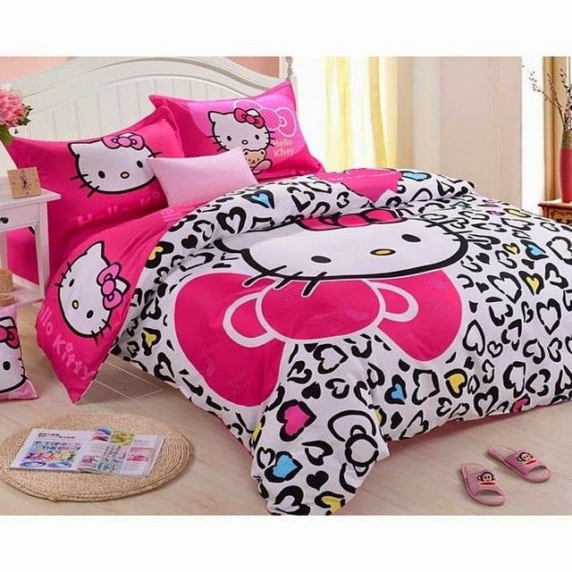 غرف نوم هيلو كيتي HELLO KITTY تحفة لعشاق الديكور