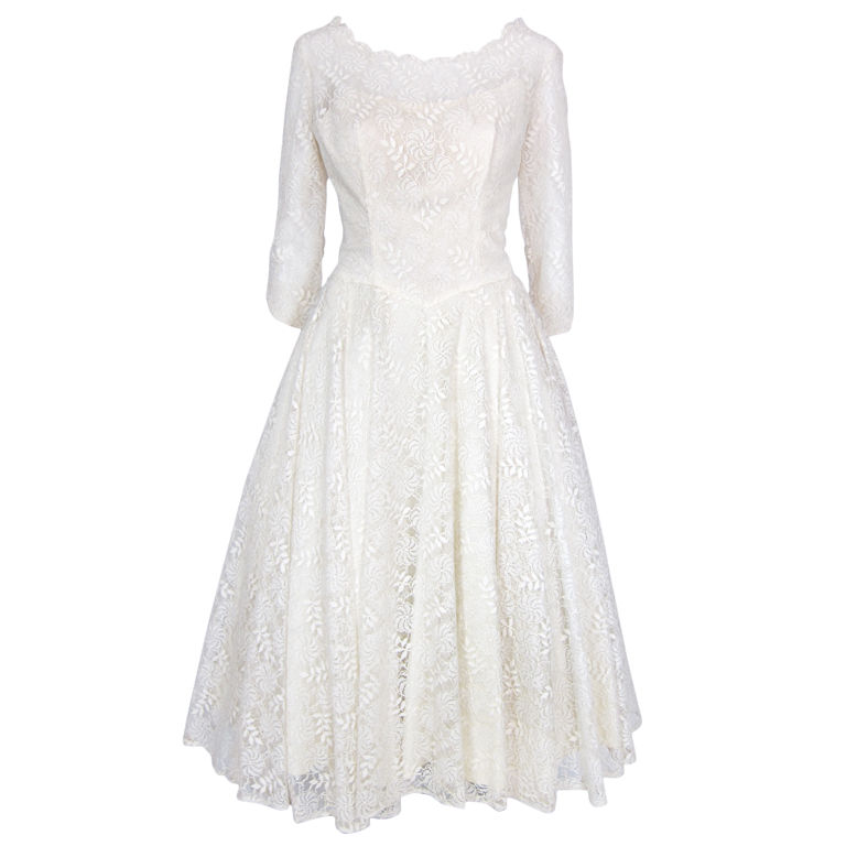 Circle Skirt Wedding Dress 23