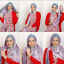 Cara Memakai Jilbab Pashmina Glitter