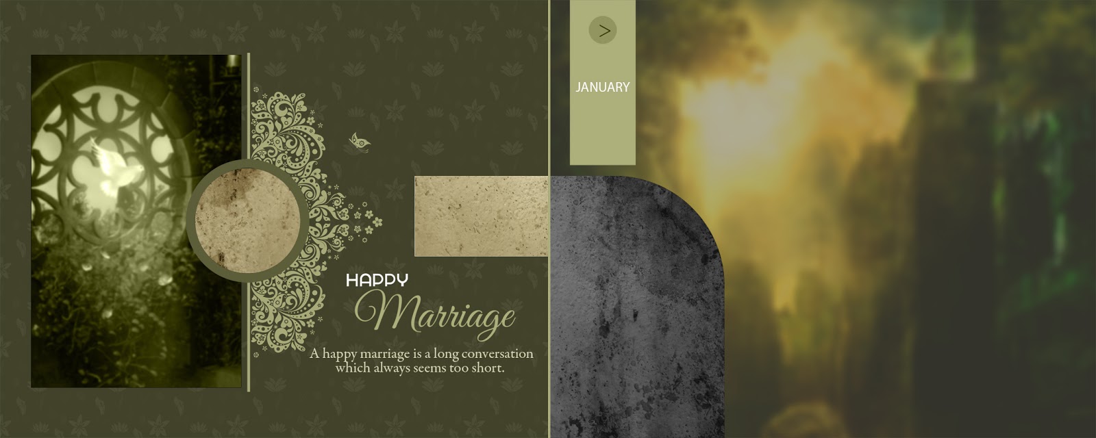 PSD WEDDING PHOTO ALBUM DESIGN TEMPLATES background (PSD