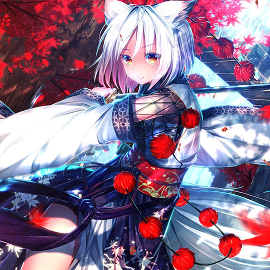 dog running momiji inubashiri wallpaper engine download