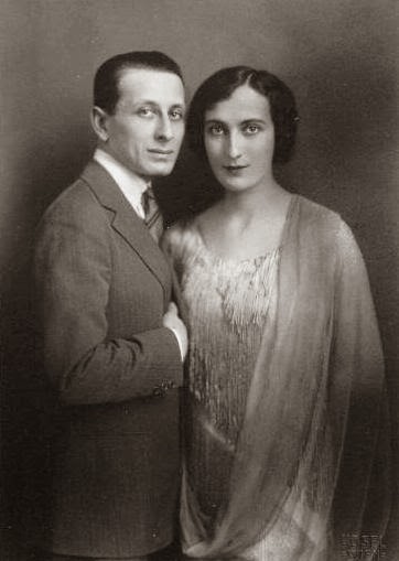 Alexandre Tansman with his first wife Anna Eleonora Brociner