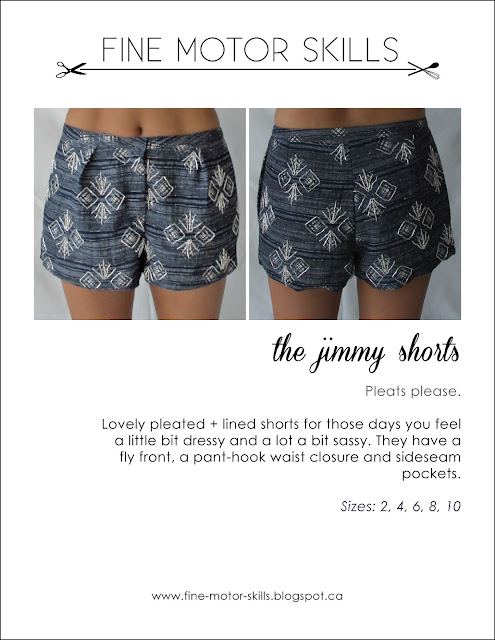 jimmy shorts with free pattern