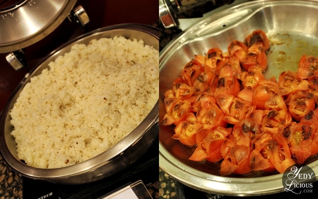 Garlic Rice and Roasted Tomatoes