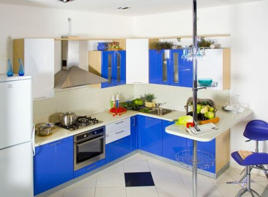 Blue Interior Design Photos for Kitchen Blue Interior Design Photos for Kitchen