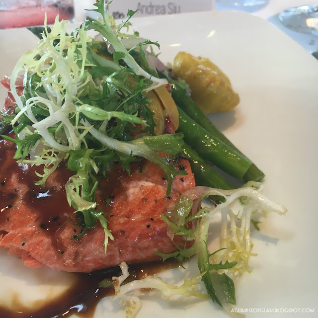 Grilled Salmon and vegetables - Andrea Tiffany A Glimpse of Glam
