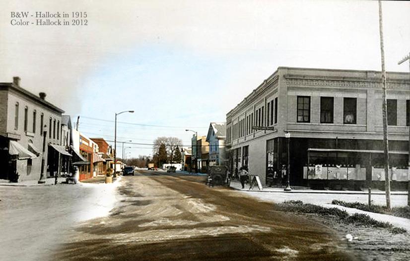 St. Vincent Memories Then & Now Downtown Hallock