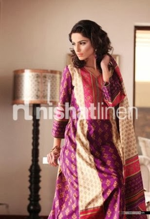 nishat long frocks