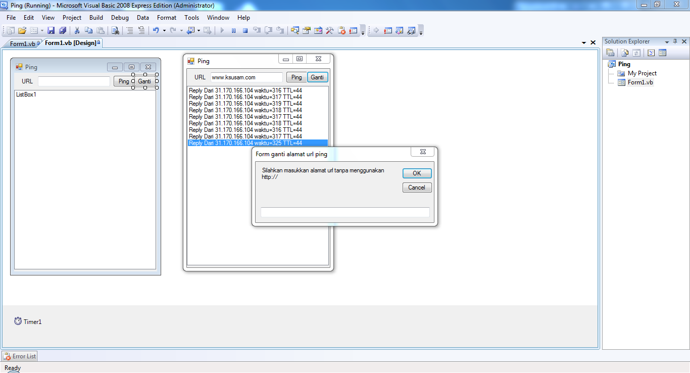 Membuat Ping Reply dengan visual basic 2008/vb.net - artikel visual basic