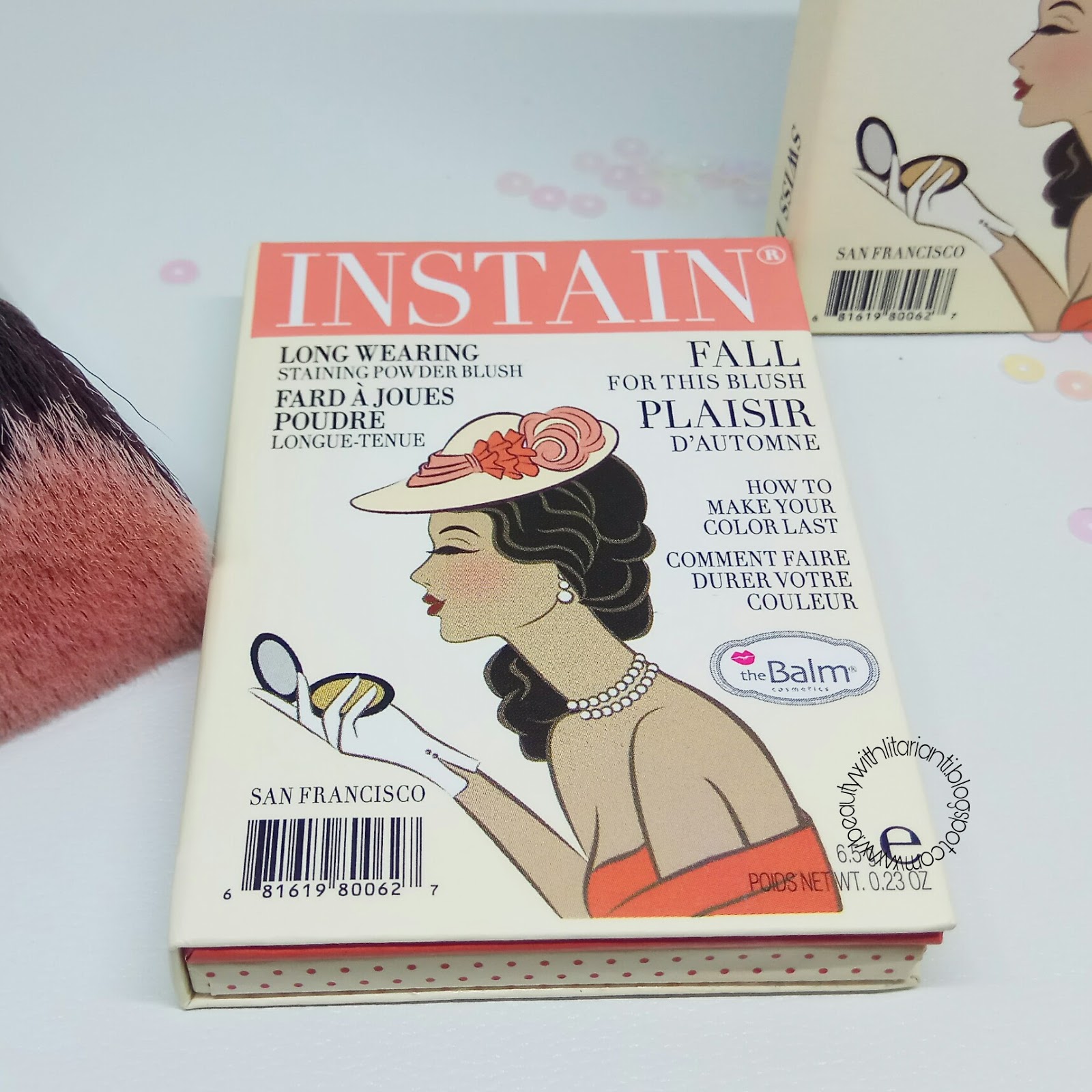 [REVIEW] THE BALM INSTAIN LONG WEARING STAINING POWDER BLUSH SHADE
