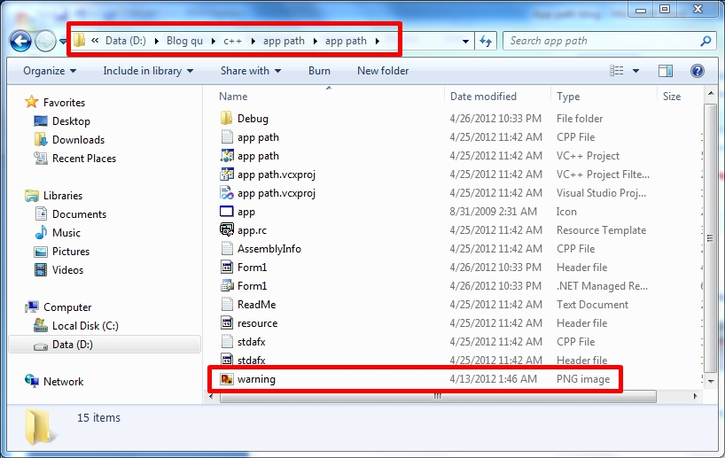 Sedikit Tentang Kuliahku: App. Path, Mengakses alamat file project ...