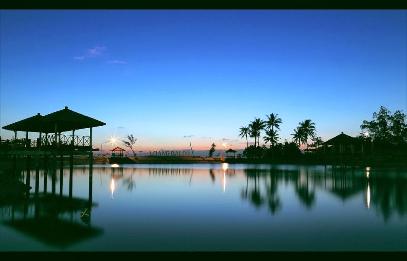 Sunset di Pantai Loang Baloq Ampenan Lombok