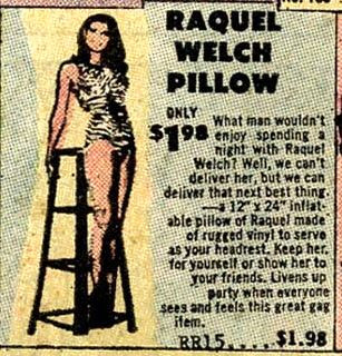 Raquel Welch Pillow