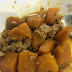 Going Gluten Free : Day 4 : Pumpkin with Minced Pork, Scrambled Egg with Diced Potato
