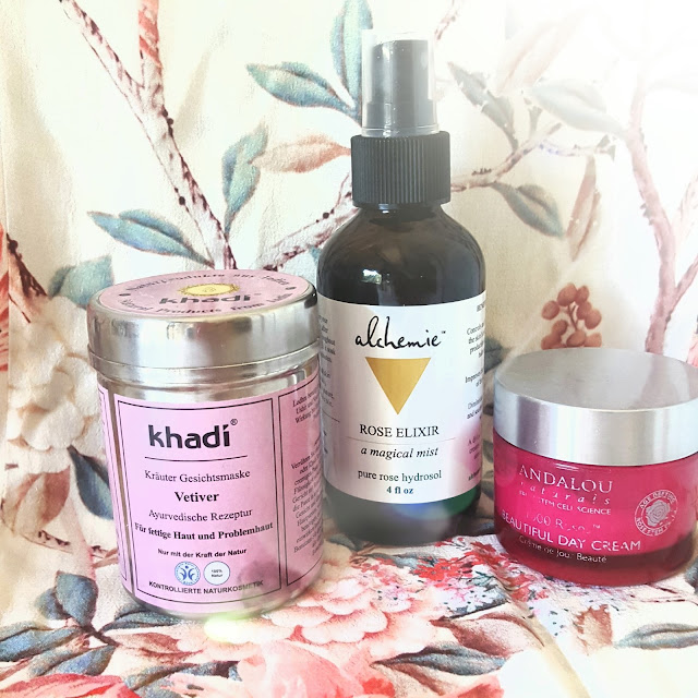 rose infused organic beauty products
