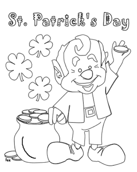 saint patricks day coloring pages disney - photo #26