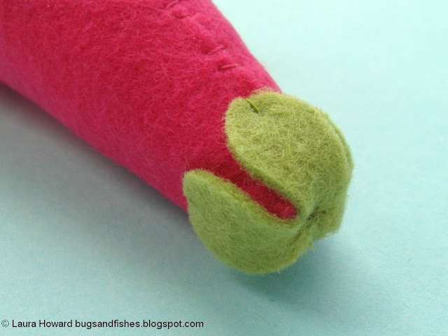 May Felt Foxgloves Summer Flowers Wreath Tutorial stitched felt foxglove petal