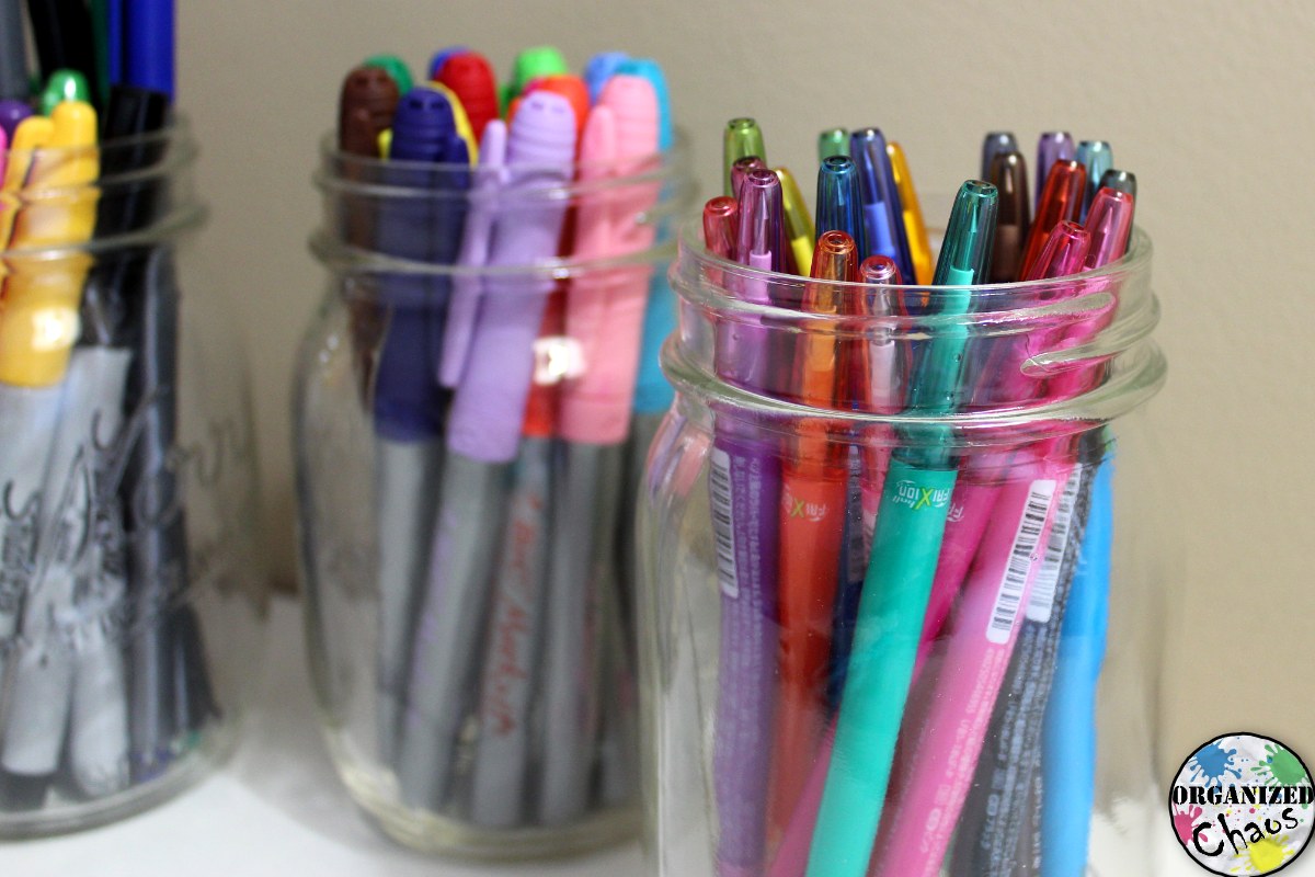 How To Organize Planner Supplies - Domestically Creative