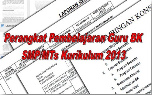 Perangkat Administrasi Guru Bk Smp Guru IPS