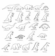 Tipos de dinosaurios dinosaurios para colorear 