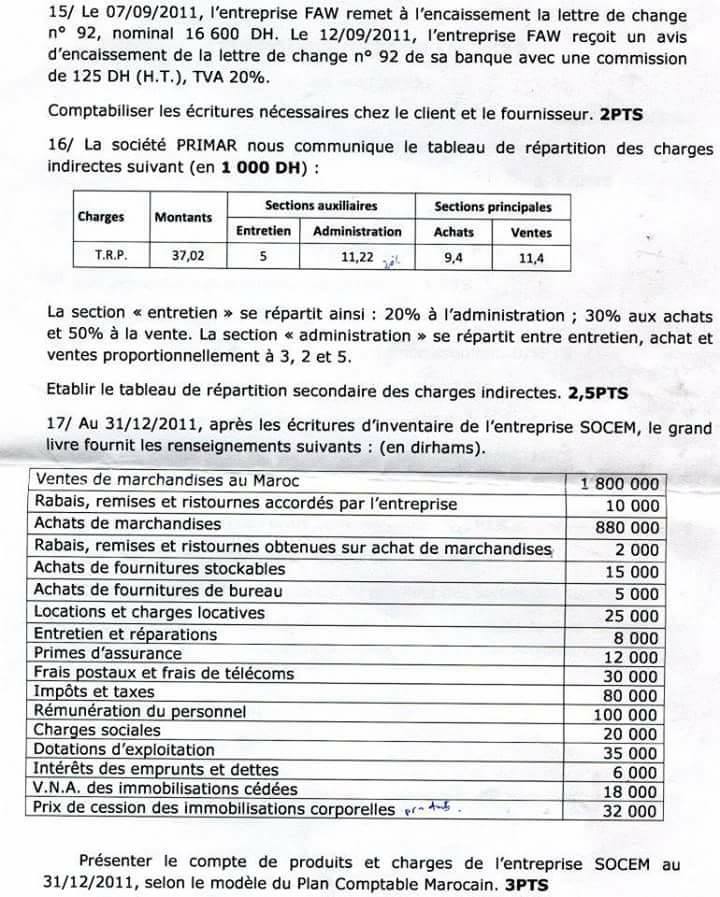 exemple concours onee branche eau