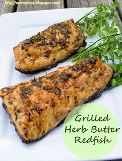 Grilled Herb Butter Redfish | Ms. enPlace