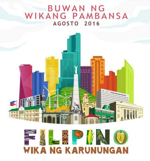 Official poster for 'Buwan ng Wika' 2016.