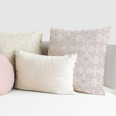 Origami Cranes Pattern cushion by welaughindoors Origami Cranes Pattern cushion by welaughindoors