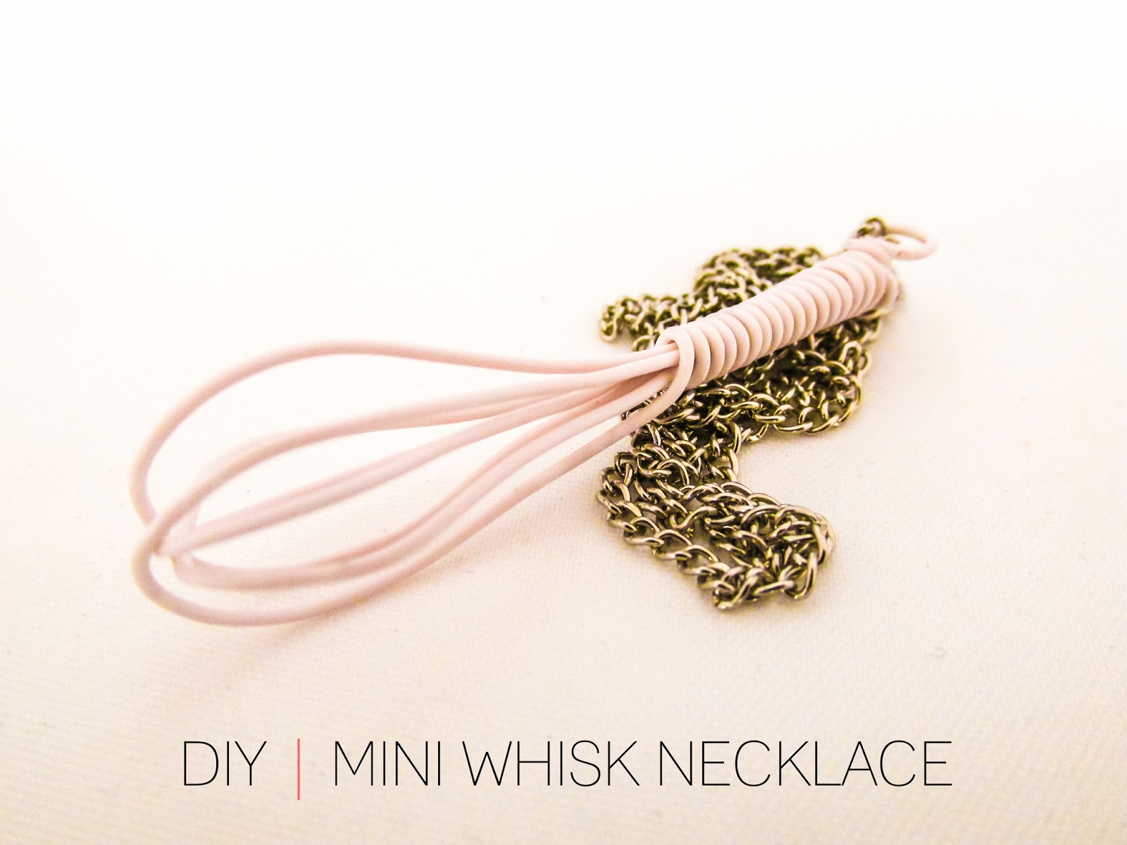 Cafe Craftea DIY Mini Whisk Necklace